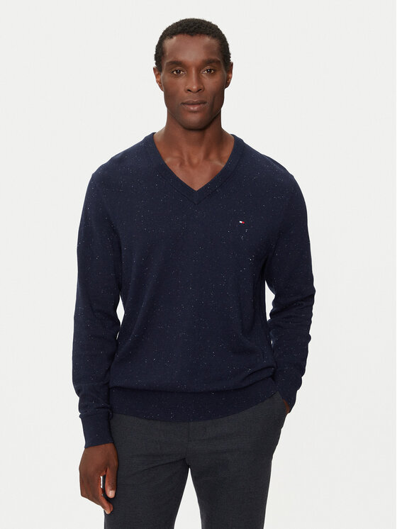 Tommy Hilfiger Megztinis · Tamsiai mėlyna · Regular Fit