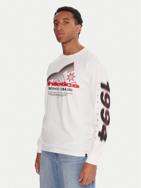 Kodas 20MAY DC Shoes Marškinėliai ilgomis rankovėmis · Balta