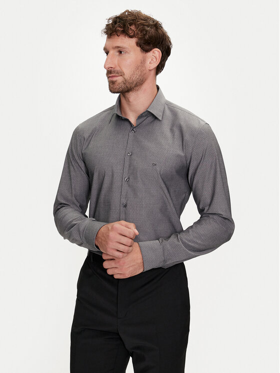 Kodas 20MAY Calvin Klein Marškiniai · Pilka · Slim Fit