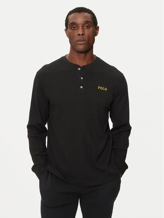 Kodas 20MAY Polo Ralph Lauren Marškinėliai ilgomis rankovėmis · Juoda