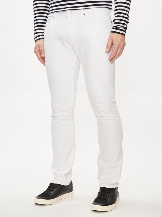 Tommy Jeans Džinsai · Balta · Slim Fit