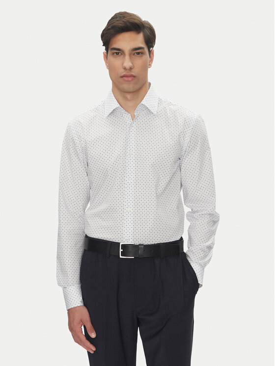 Kodas 20MAY BOSS Marškiniai · Balta · Slim Fit