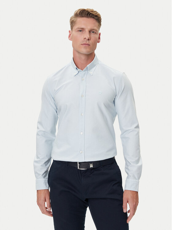 Kodas 20MAY BOSS Marškiniai · Žydra · Slim Fit