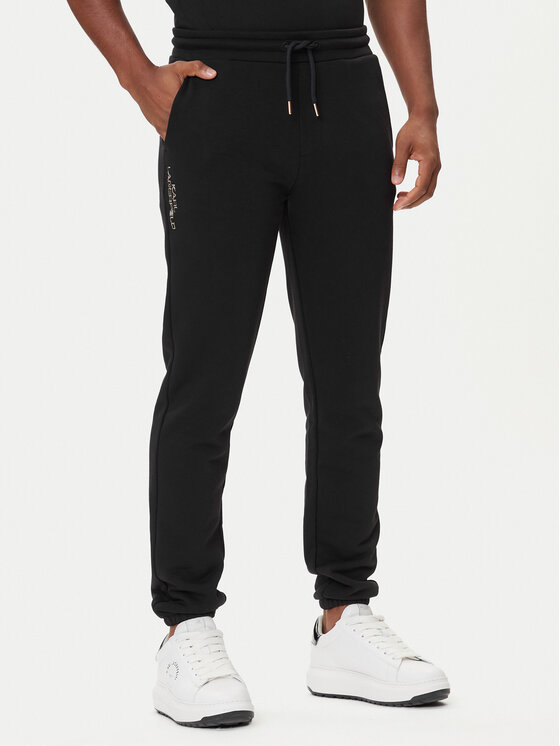 Kodas 20MAY KARL LAGERFELD Sportinės kelnės · Juoda · Regular Fit