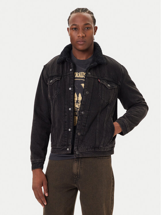 Levi's® Džinsinė striukė · Juoda