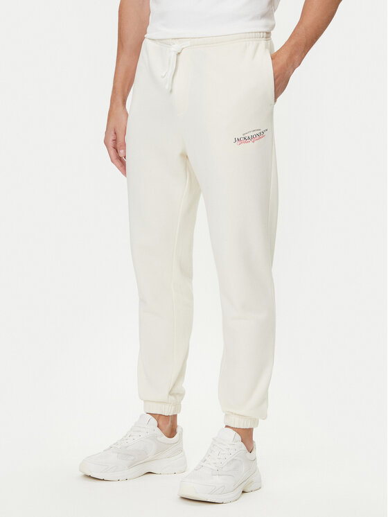 Jack & Jones Sportinės kelnės · Écru · Relaxed Fit