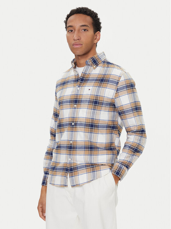 Tommy Hilfiger Marškiniai · Smėlio · Regular Fit