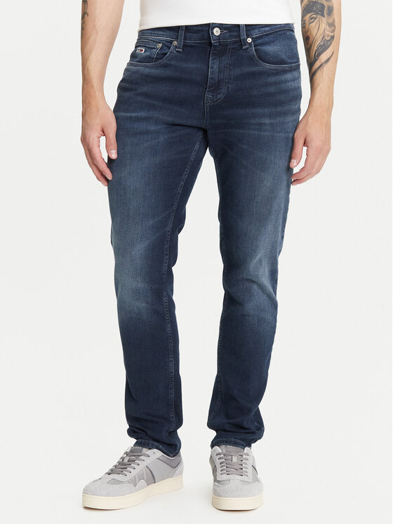 Tommy Jeans Džinsai · Tamsiai mėlyna · Slim Fit