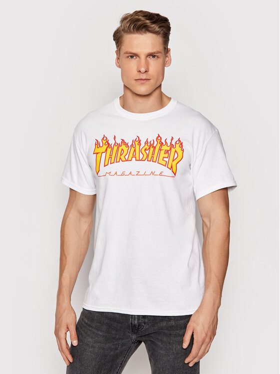 Thrasher Marškinėliai · Balta