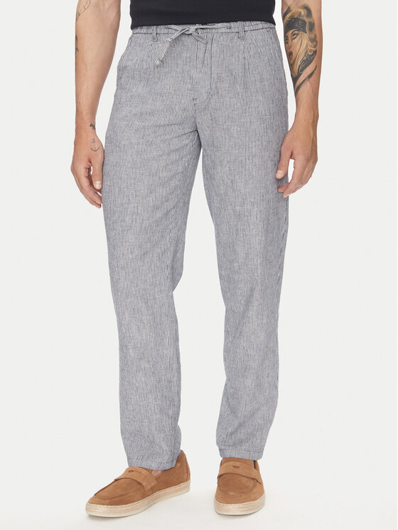 Lindbergh Medžiaginės kelnės · Mėlyna · Relaxed Fit