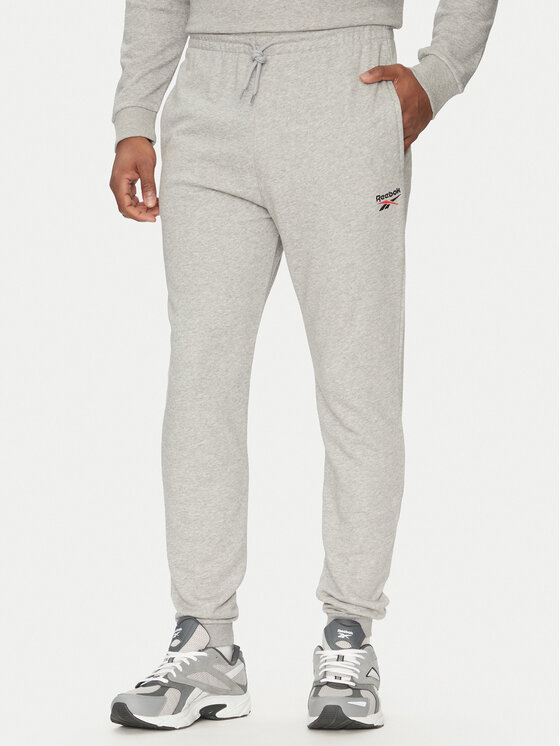 Reebok Sportinės kelnės · Pilka · Regular Fit