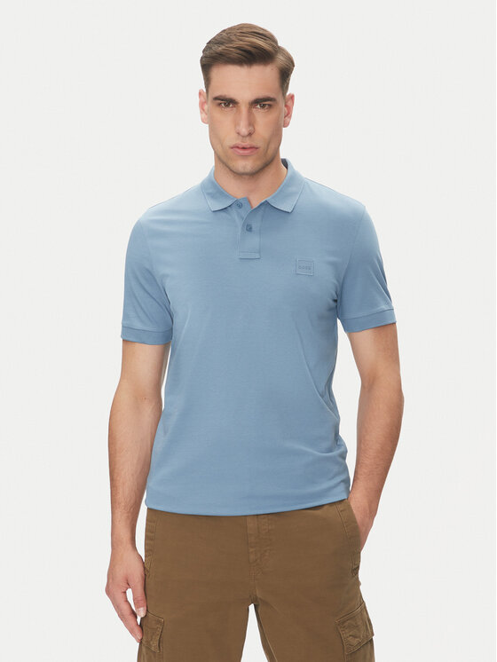 BOSS Polo marškinėliai · Mėlyna