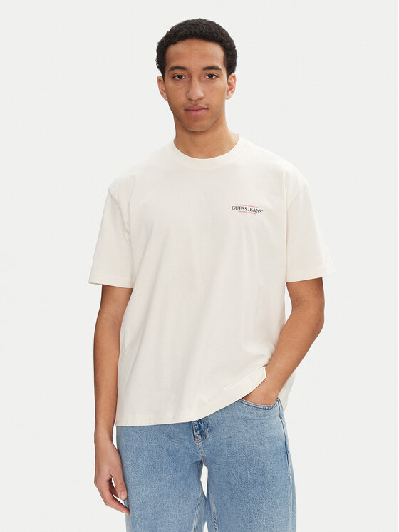 Guess Jeans Marškinėliai · Écru