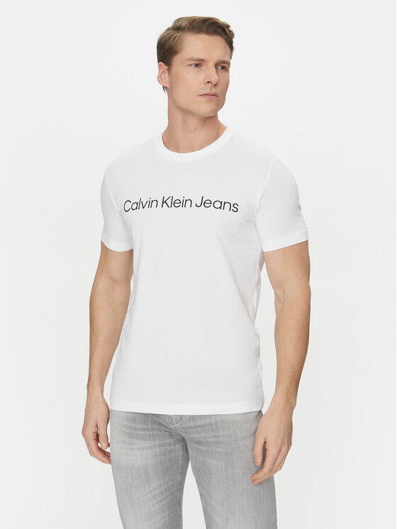 Calvin Klein Jeans Marškinėliai · Balta