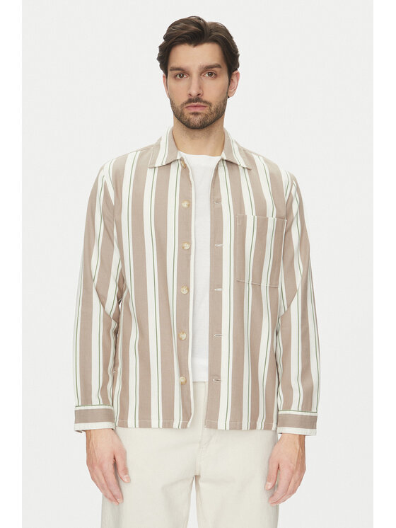Marc O'Polo Marškiniai · Smėlio · Relaxed Fit