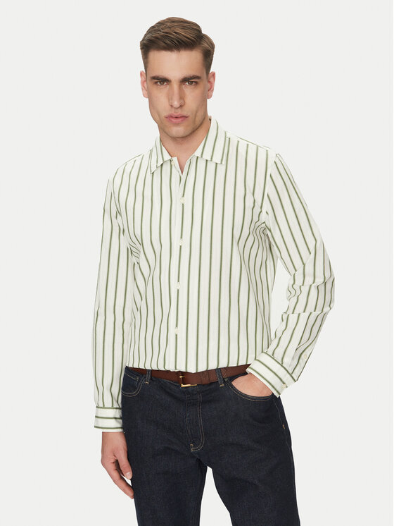 Marc O'Polo Marškiniai · Žalia · Regular Fit