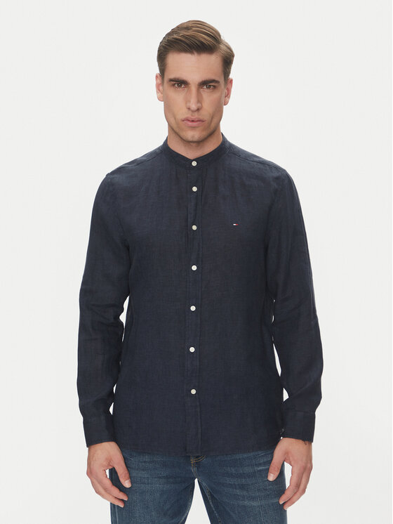 Tommy Hilfiger Marškiniai · Tamsiai mėlyna · Regular Fit