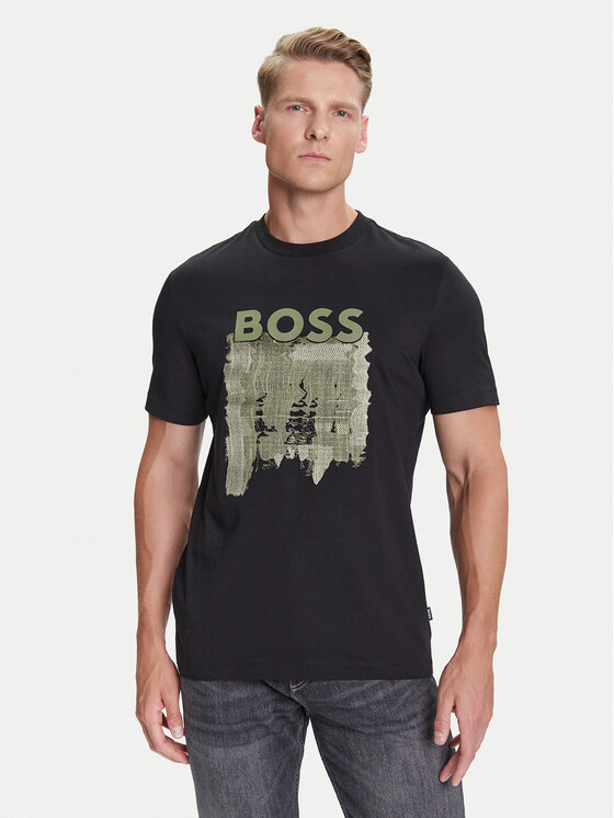 BOSS Marškinėliai · Juoda
