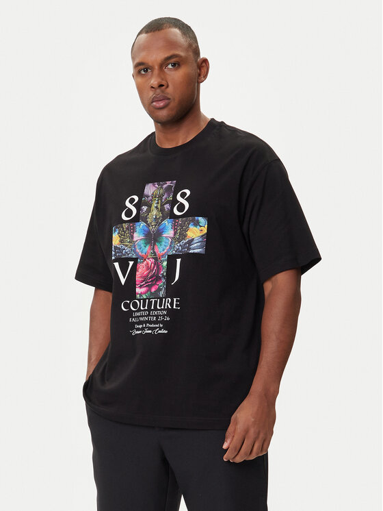 Versace Jeans Couture Marškinėliai · Juoda