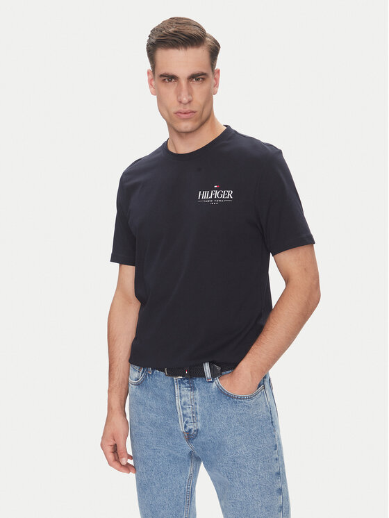 Tommy Hilfiger Marškinėliai · Tamsiai mėlyna
