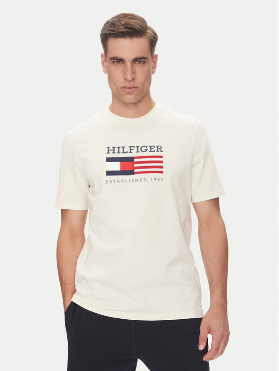 Tommy Hilfiger Marškinėliai · Écru