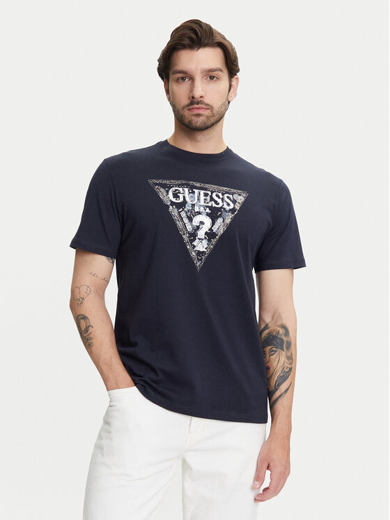 Guess Marškinėliai · Tamsiai mėlyna