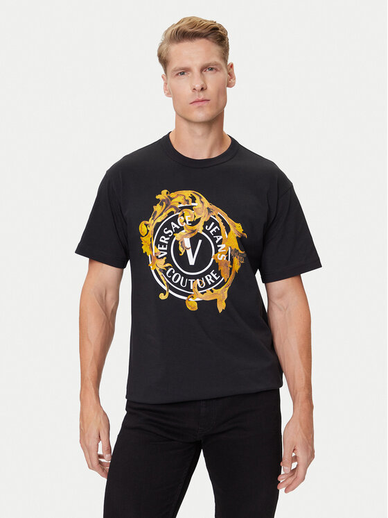 Versace Jeans Couture Marškinėliai · Juoda