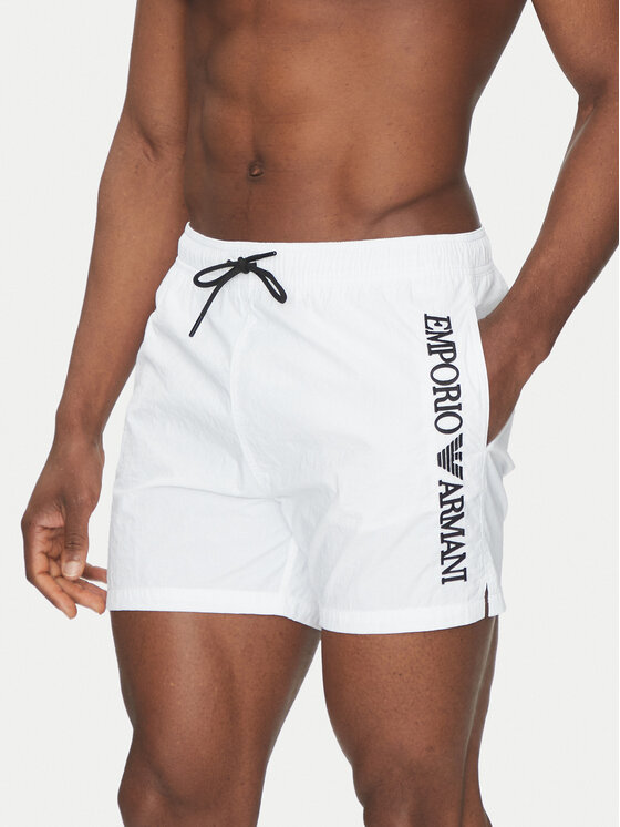 Kodas 20MAY Emporio Armani Underwear Plaukimo šortai · Balta
