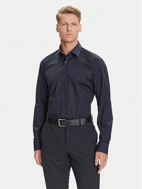 Kodas 20MAY BOSS Marškiniai · Tamsiai mėlyna · Regular Fit