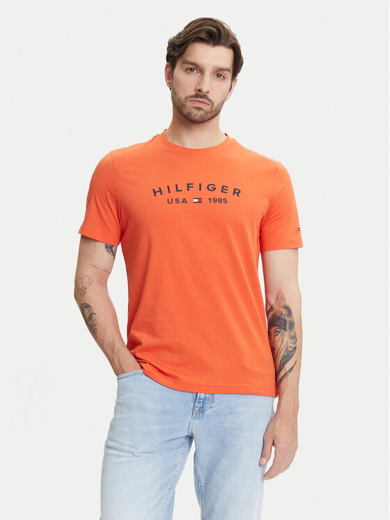 Tommy Hilfiger Marškinėliai · Oranžinė