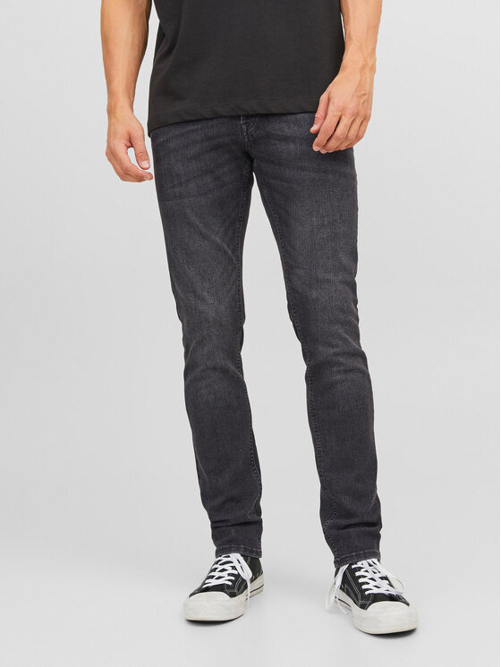 Jack & Jones Džinsai · Juoda · Slim Fit