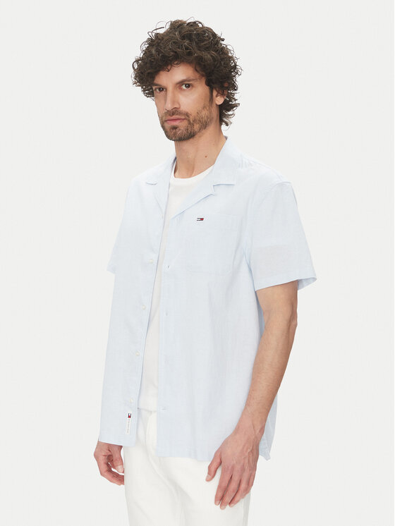Tommy Jeans Marškiniai · Žydra · Regular Fit