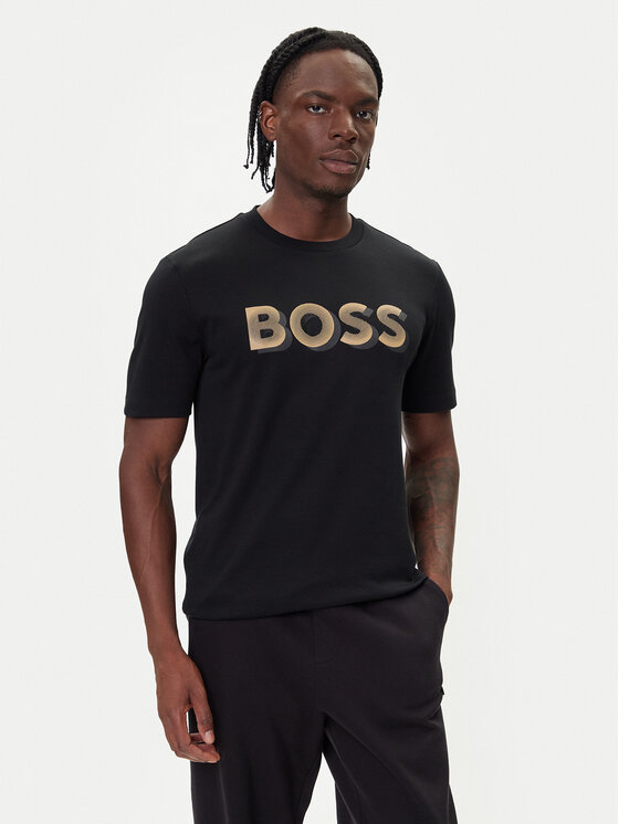 BOSS Marškinėliai · Juoda