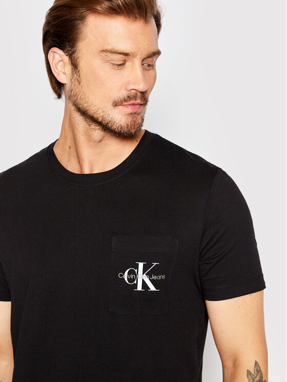 Calvin Klein Jeans Marškinėliai · Juoda
