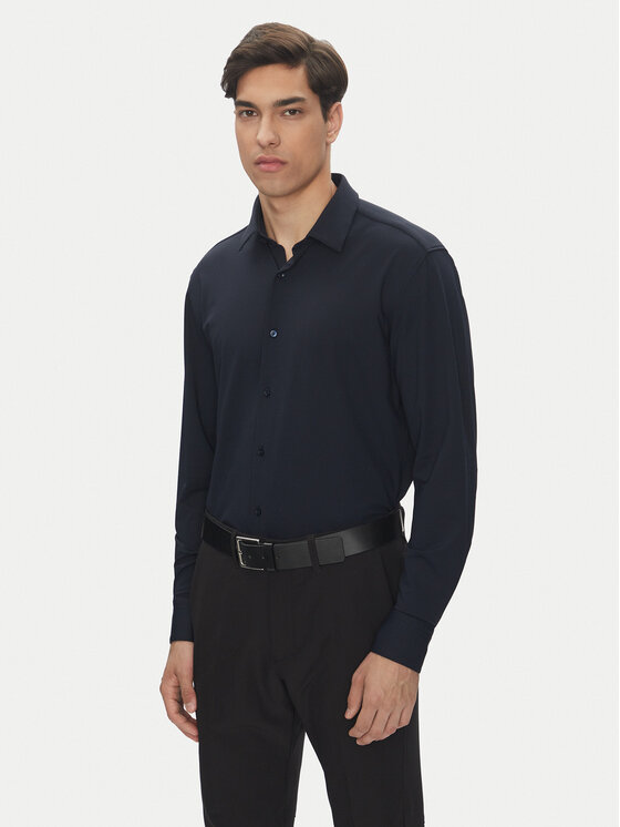 Kodas 20MAY BOSS Marškiniai · Tamsiai mėlyna · Slim Fit