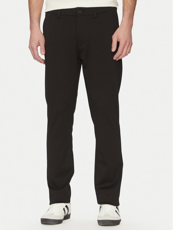 Blend Medžiaginės kelnės · Juoda · Slim Fit