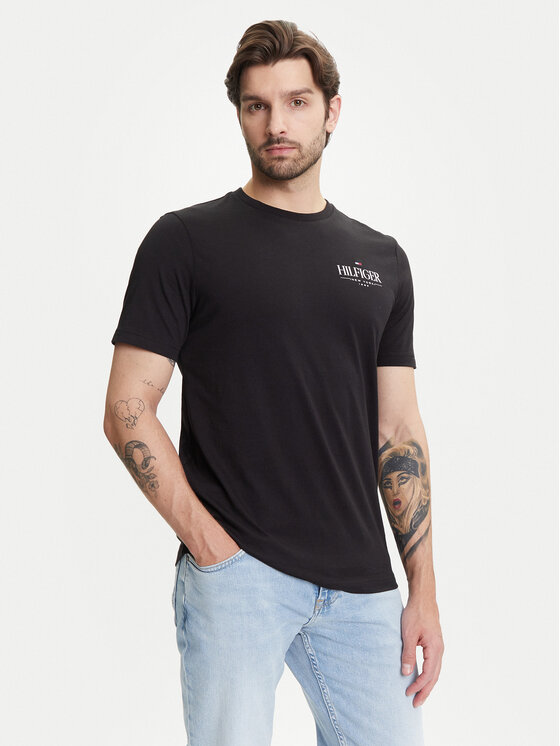 Tommy Hilfiger Marškinėliai · Juoda