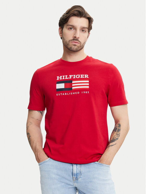 Tommy Hilfiger Marškinėliai · Raudona