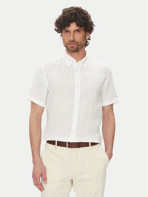 BOSS Marškiniai · Balta · Slim Fit