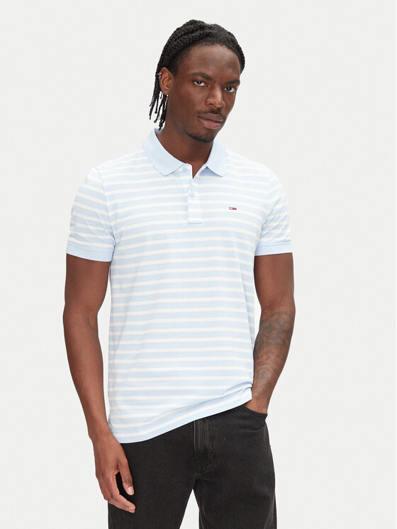 Tommy Jeans Polo marškinėliai · Žydra