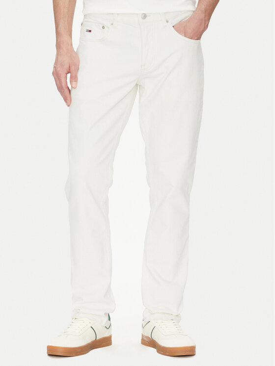 Tommy Jeans Džinsai · Balta · Slim Fit