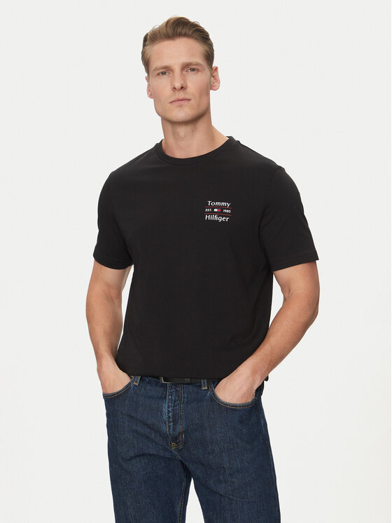 Tommy Hilfiger Marškinėliai · Juoda