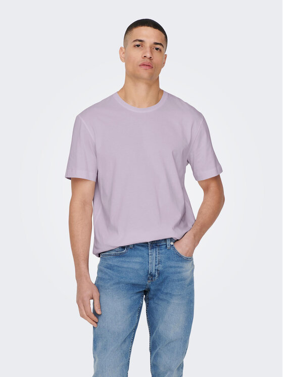 Only & Sons Marškinėliai · Violetinė