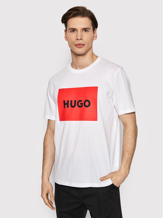 HUGO Marškinėliai · Balta