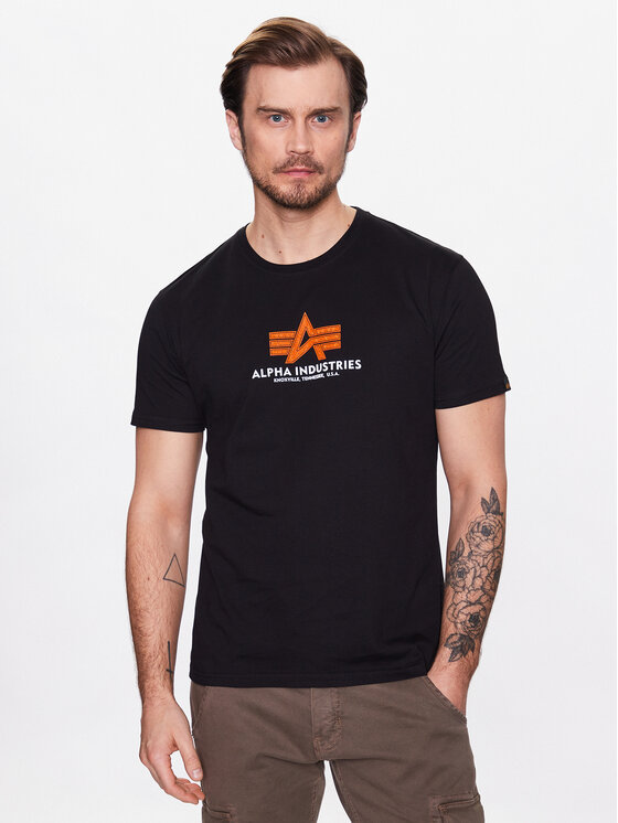 Alpha Industries Marškinėliai · Juoda