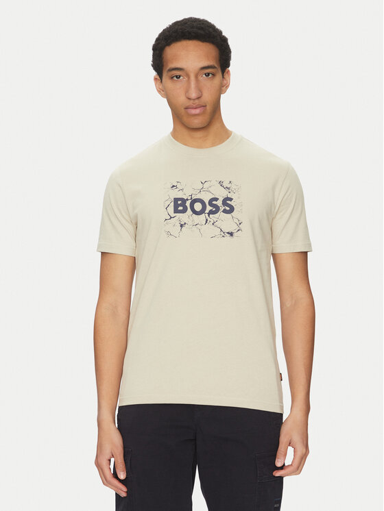 BOSS Marškinėliai · Smėlio