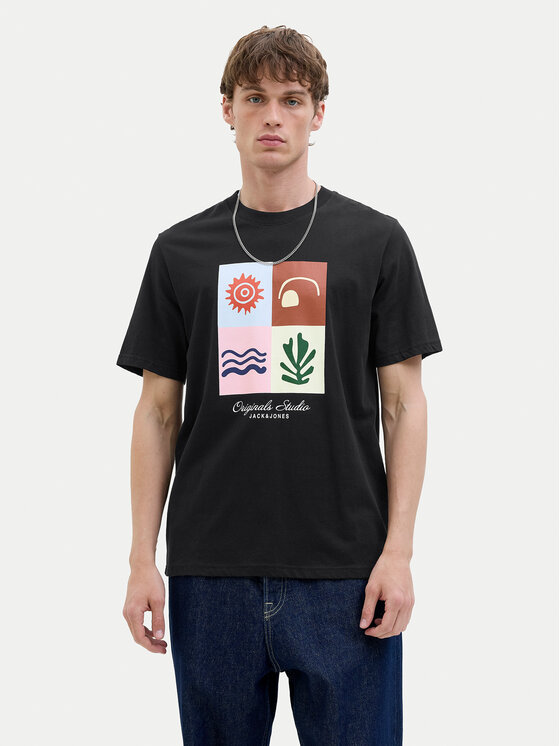 Jack & Jones Marškinėliai · Juoda
