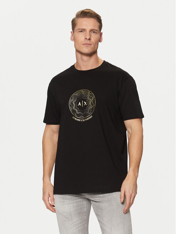 Armani Exchange Marškinėliai · Juoda
