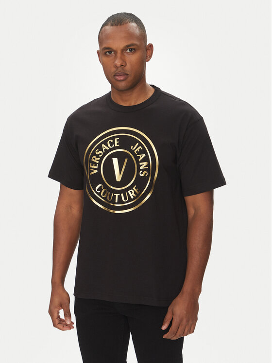 Versace Jeans Couture Marškinėliai · Juoda