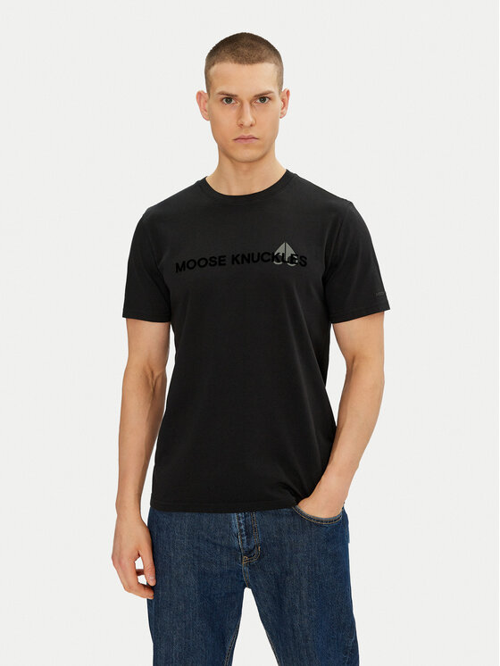 Moose Knuckles Marškinėliai · Juoda